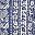 Navy White Floral