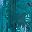 Teal Romantic Floral
