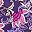 Purple Batik Blossom