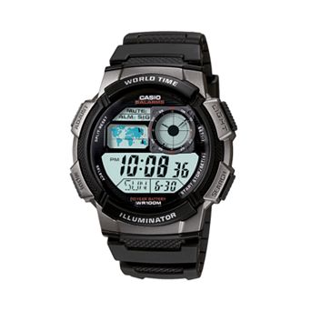 Casio Men's Illuminator Digital Chronograph Watch - AE1000W-1BV