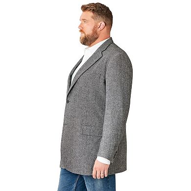 Kingsize Men's Big & Tall 2-button Classic Blazer