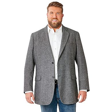 Kingsize Men's Big & Tall 2-button Classic Blazer