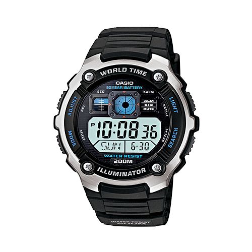 Casio Men's Illuminator Digital Chronograph Watch - AE2000W-1AV