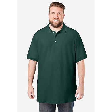 KingSize Men's Big & Tall 3-Pack Longer-Length Piqu√© Polos