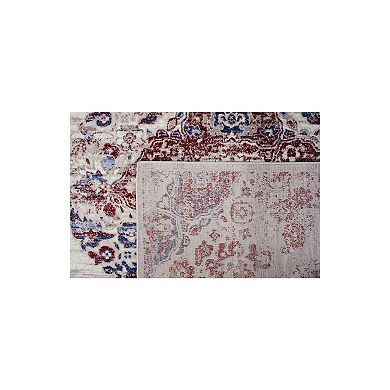 Luxe Weavers Distressed Floral Area Rug
