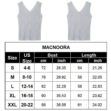 Womens V Neck Sleeveless Sweaters Vest Casual Knit Pullover Tank Tops Summer Cami Shirt