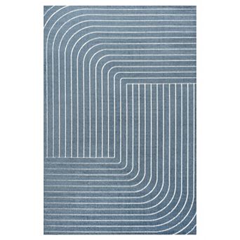 Odense High-low Minimalist Angle Geometric Indoor/outdoor Area Rug