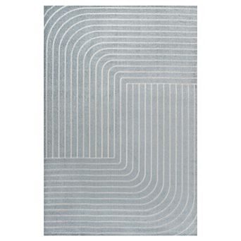 Odense High-low Minimalist Angle Geometric Indoor/outdoor Area Rug