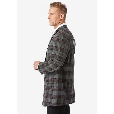 KingSize Men's Big & Tall Ponte Stretch Knit Blazer