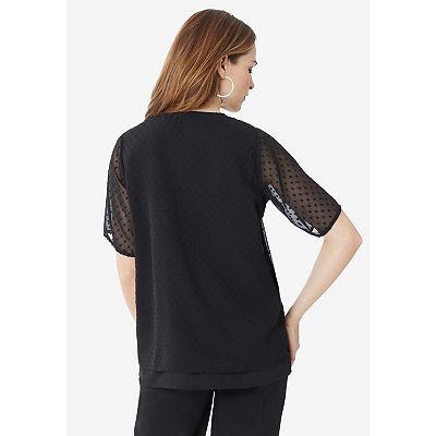 Women Black Floral Print Sweatshirts Spring Casual Loose
