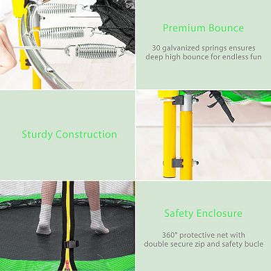 Merax 65" Outdoor & Indoor Mini Toddler Trampoline