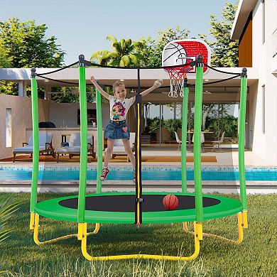 Merax 65" Outdoor & Indoor Mini Toddler Trampoline