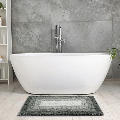 Rectangle Bathroom Rug Plush Shaggy Bath Carpet Bath Mat for Bathroom Floor 20" x 32"