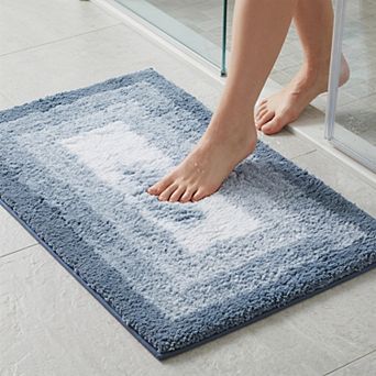 Rectangle Bathroom Rug Plush Shaggy Bath Carpet Bath Mat for Bathroom Floor 20" x 32"