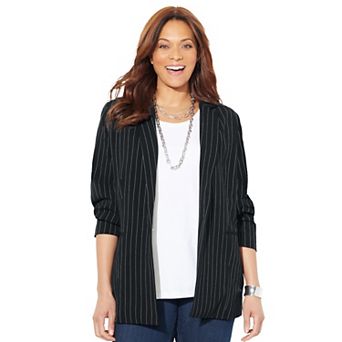Catherines Women's Plus Size Right Fit; Blazer