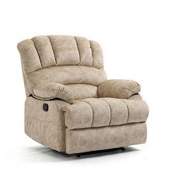 Merax Large Manual Recliner Chair In Fabric