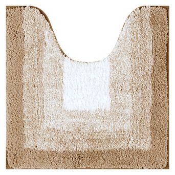 U-Shaped Bathroom Rug Plush Shaggy Bath Carpet Bath Mats for Bathroom Floor 20" x 20"