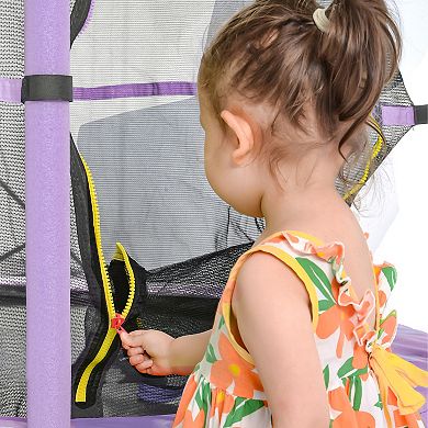Merax Trampoline With Safety Enclosure Net