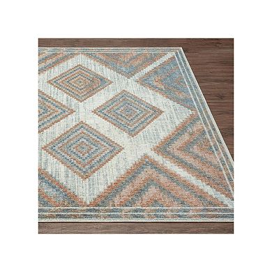 Luxe Weavers Diamond Geometric Area Rug