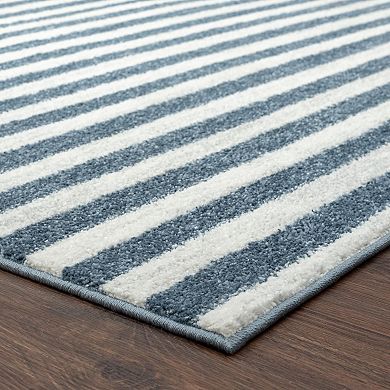 Luxe Weavers Striped Area Rug