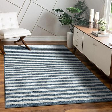 Luxe Weavers Striped Area Rug