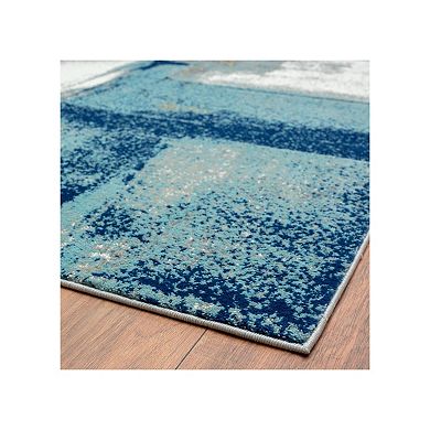 Luxe Weavers Modern Abstract Strokes Area Rug