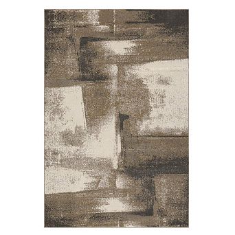 Luxe Weavers Modern Abstract Strokes Area Rug