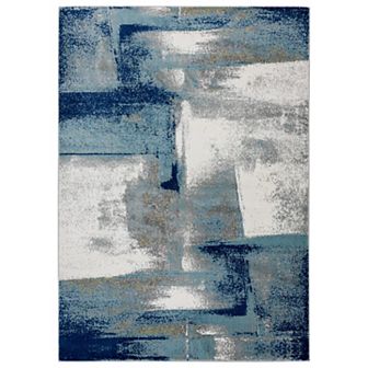 Luxe Weavers Modern Abstract Strokes Area Rug