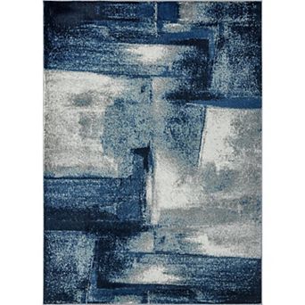Luxe Weavers Modern Abstract Strokes Area Rug