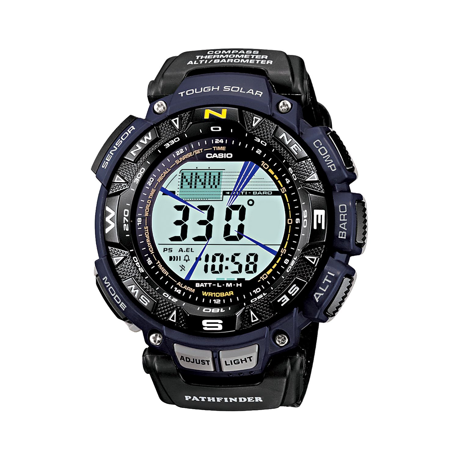 casio protrek altimeter calibration