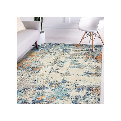 Luxe Weavers Modern Abstract Artistic Area Rug