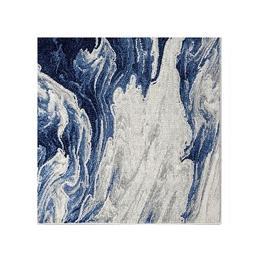 Luxe Weavers Marble Abstract Clouds Pattern Area Rug