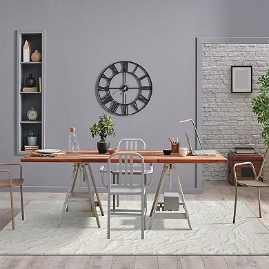 Luxe Weavers Abstract Wave Marble Area Rug