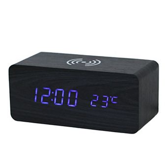 Digital Alarm Clock and Wireless Phone Charger