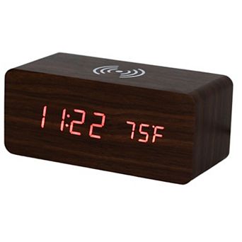 Digital Alarm Clock and Wireless Phone Charger