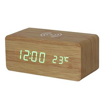 Digital Alarm Clock and Wireless Phone Charger