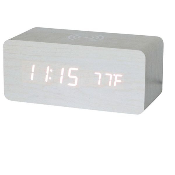 Digital Alarm Clock and Wireless Phone Charger