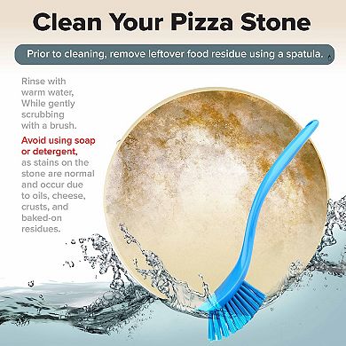 Granitestone Piezano 3-Piece Pizza Stone Bake & Serve Set