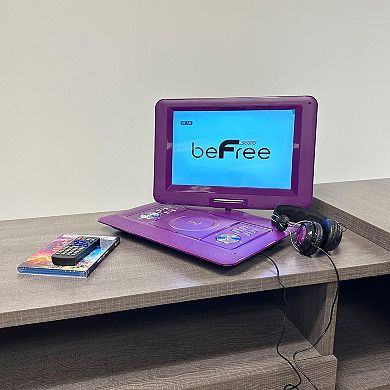 beFree Sound 14.1 Inch Portable DVD Player with Swivel LCD Screen