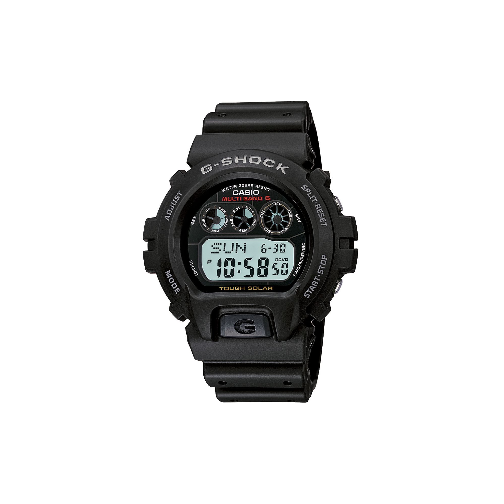 Casio Mens G-Shock Tough Solar Atomic Digital Chronograph Watch - GW6900-1