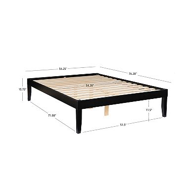Linon Polly Queen Platform Bed Frame