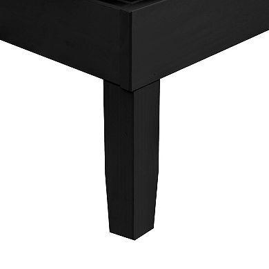 Linon Polly Queen Platform Bed Frame