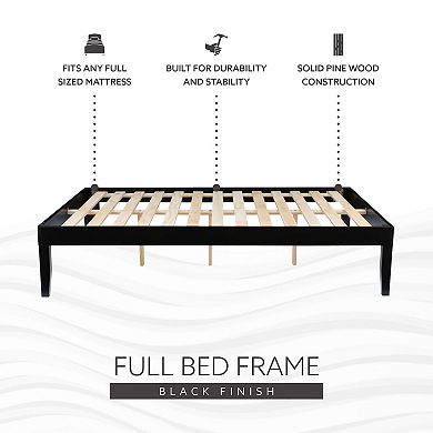 Linon Polly Queen Platform Bed Frame