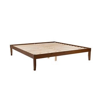 Linon Polly Queen Platform Bed Frame