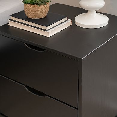 Linon Polly 2-Drawer Nightstand