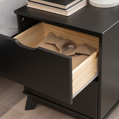 Linon Polly 2-Drawer Nightstand