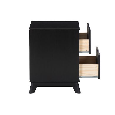 Linon Polly 2-Drawer Nightstand