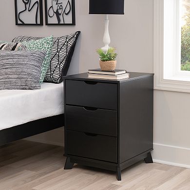 Linon Polly 3-Drawer Nightstand