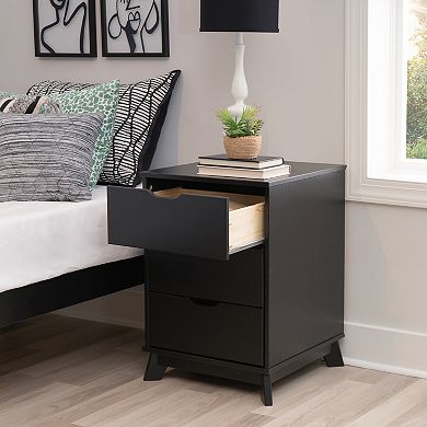 Linon Polly 3-Drawer Nightstand