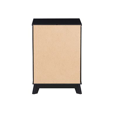 Linon Polly 3-Drawer Nightstand
